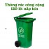 Thùng rác công cộng ( công nghiệp) 120 lít nắp kín